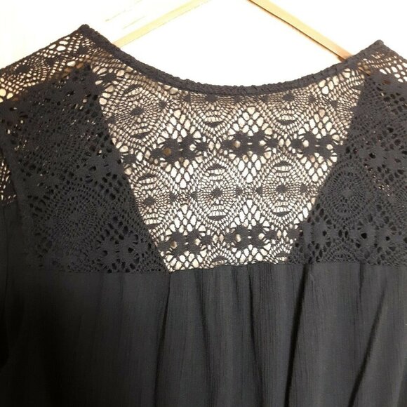 Eddie Bauer  Lined Textured Knee Length Dress 10 - Picture 4 of 7